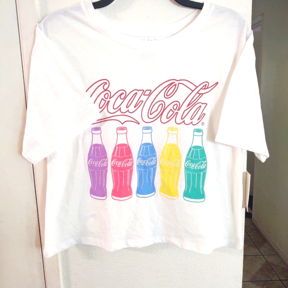 NWT Love tribe coca cola shirt